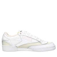 Sneakers in pelle e tessuto 
