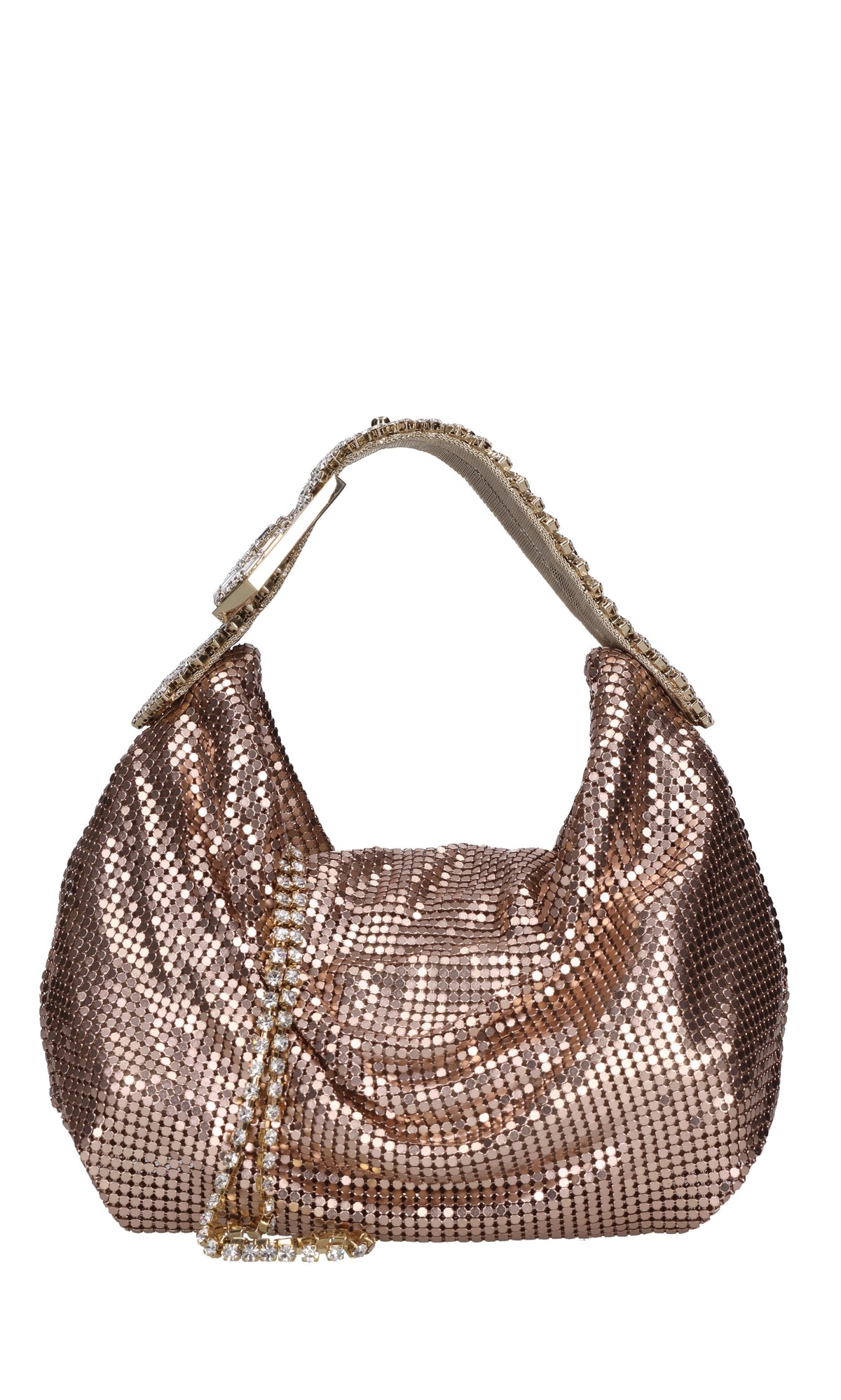 Borsa mini modello jill in maglia metallica 