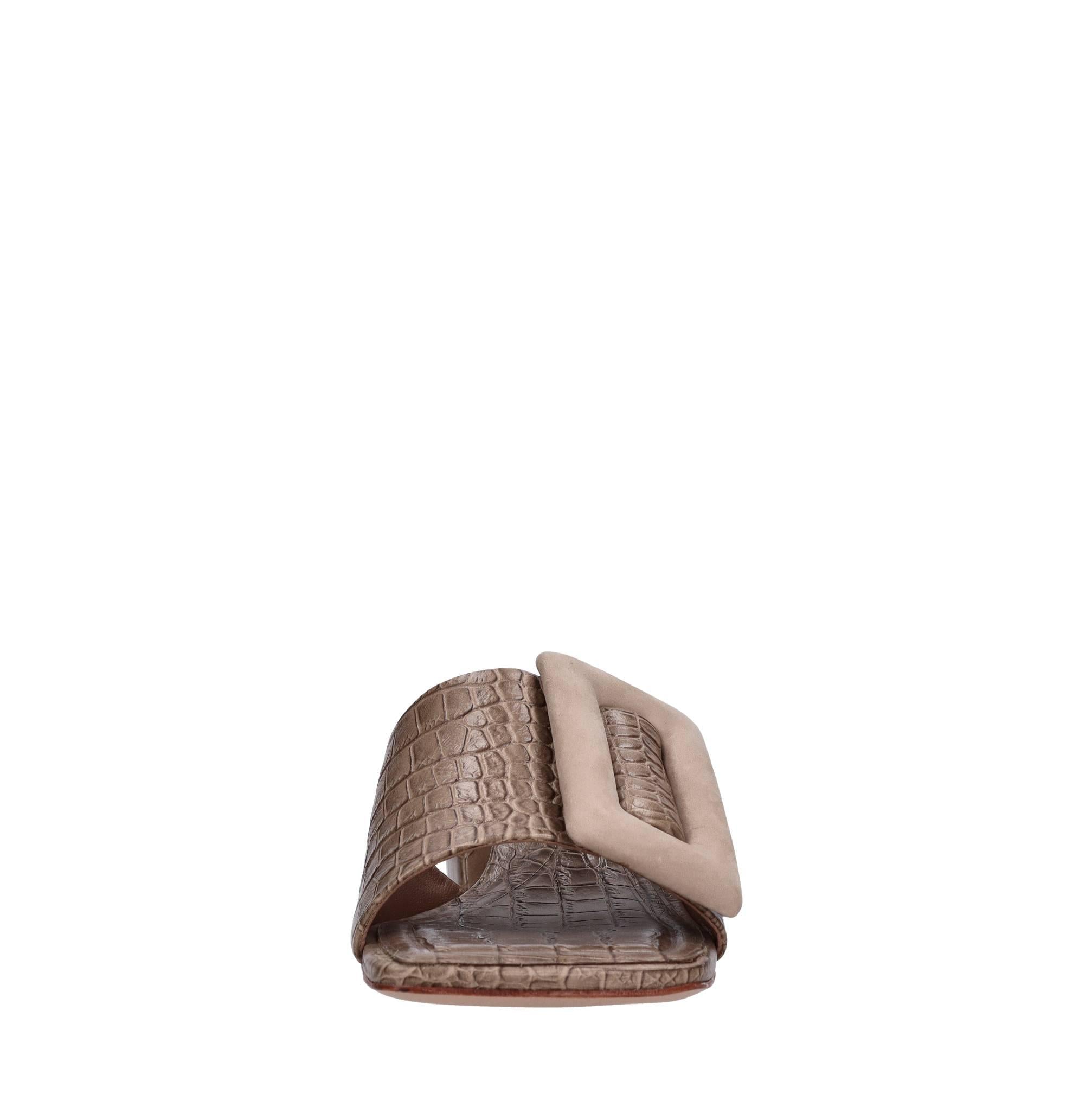Mules in pelle 