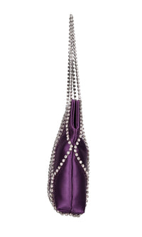 Borsa Kala in raso e strass 