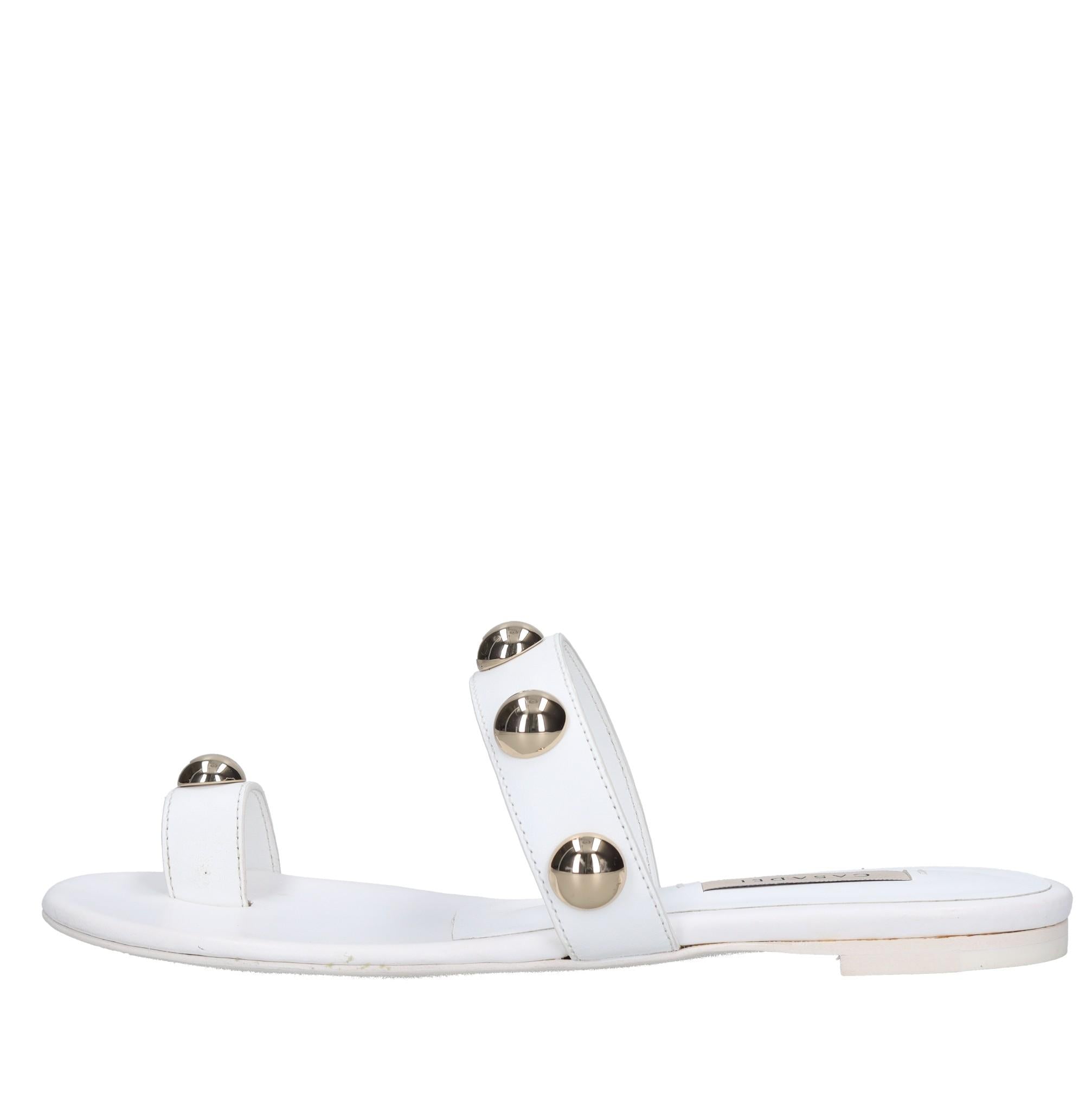Mules infradito in pelle 