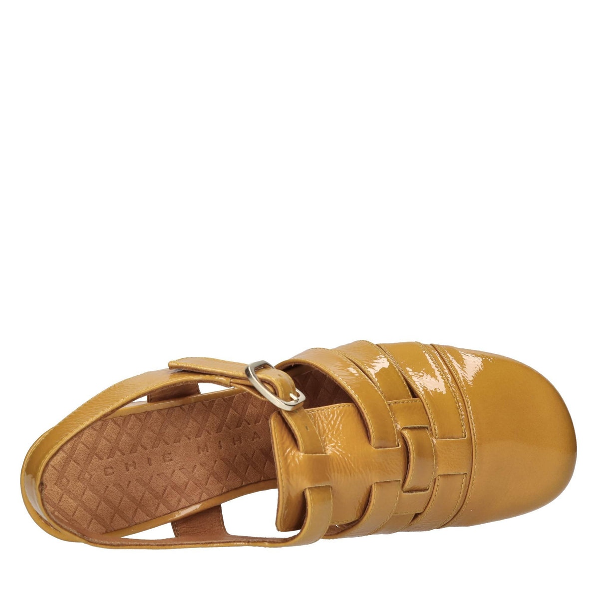 Décolléte slingback in vernice 
