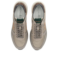 Sneakers in camoscio ecopelle e tessuto 