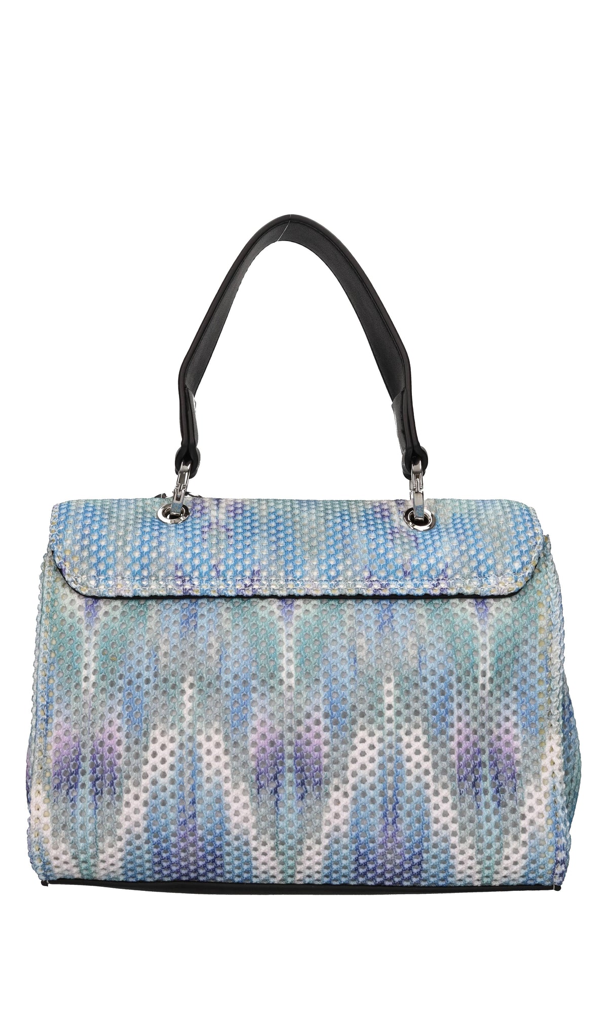 Borsa in tessuto e pelle 
