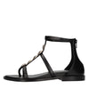 EMANUELLE VEE Sandali flat in pelle