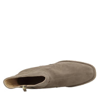 Stivaletti con zeppa modello BRELIA in camoscio 