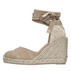CASTANER Fabric and Rope Wedge Sandals