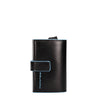 PIQUADRO Leather Wallet and Credit Card Holder