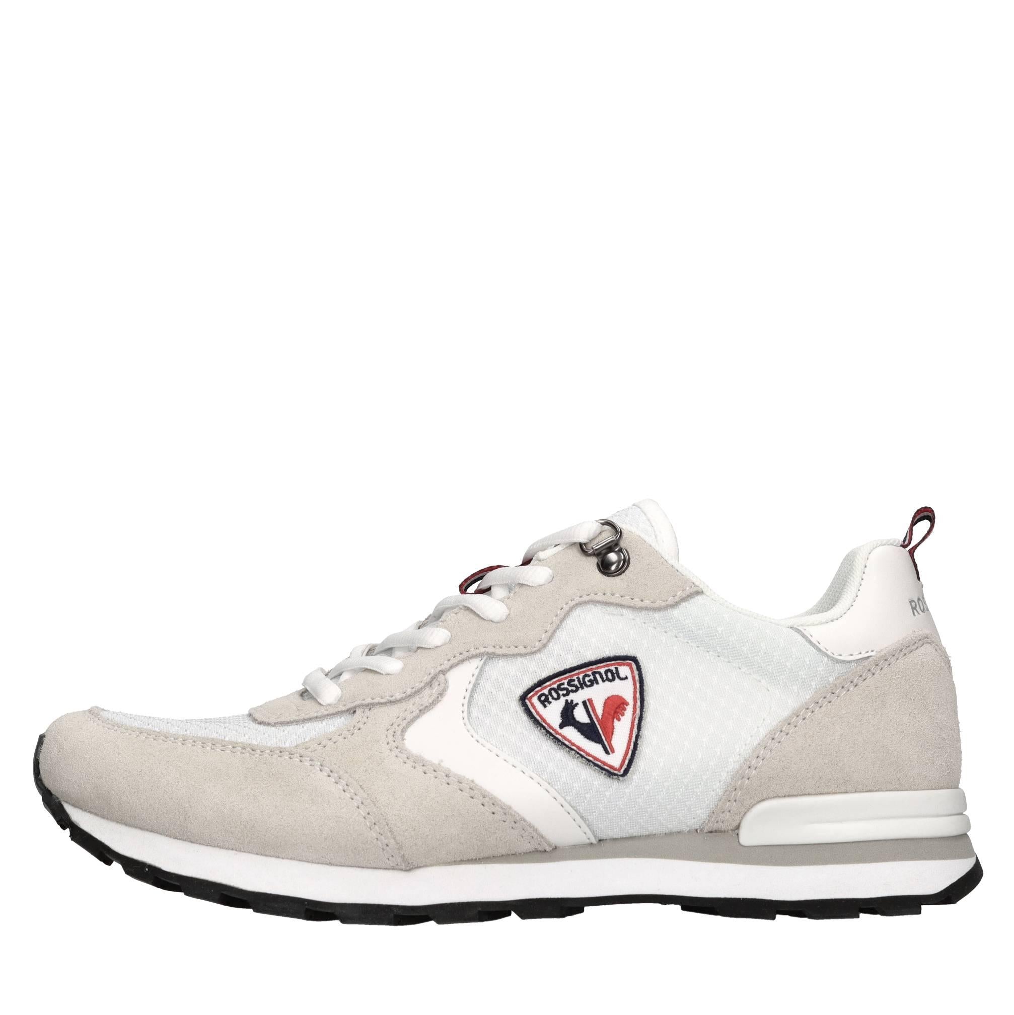 Sneakers in camoscio e tessuto 