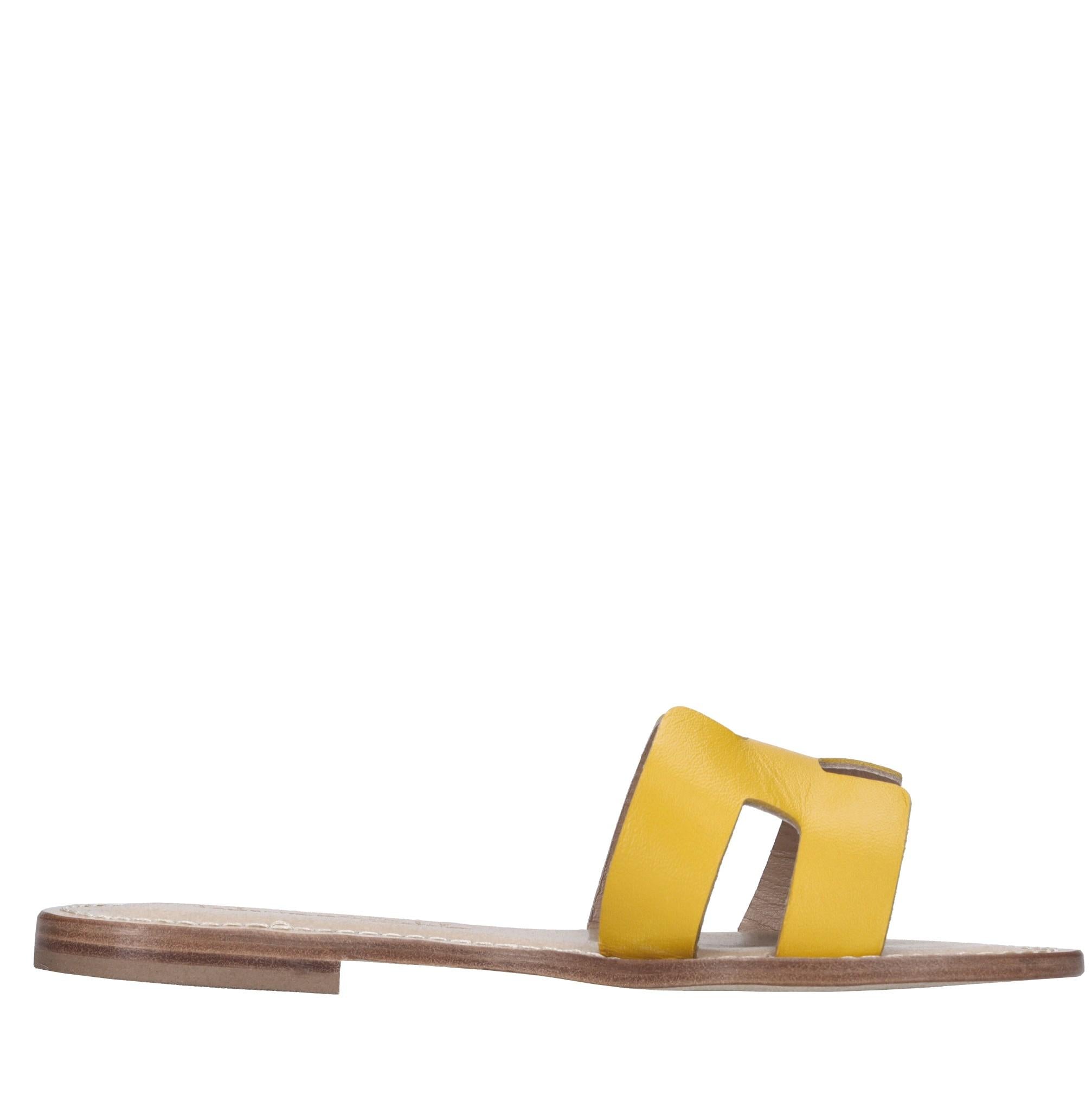 Mules in pelle 