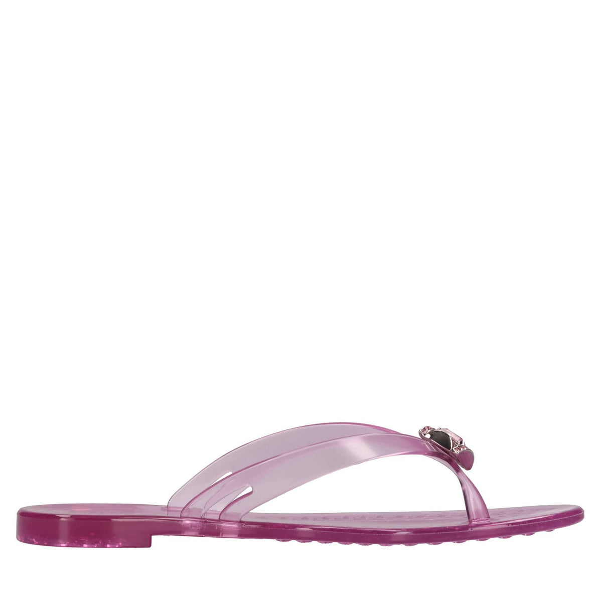 Sandali flat Jelly in PVC e Swarovski 
