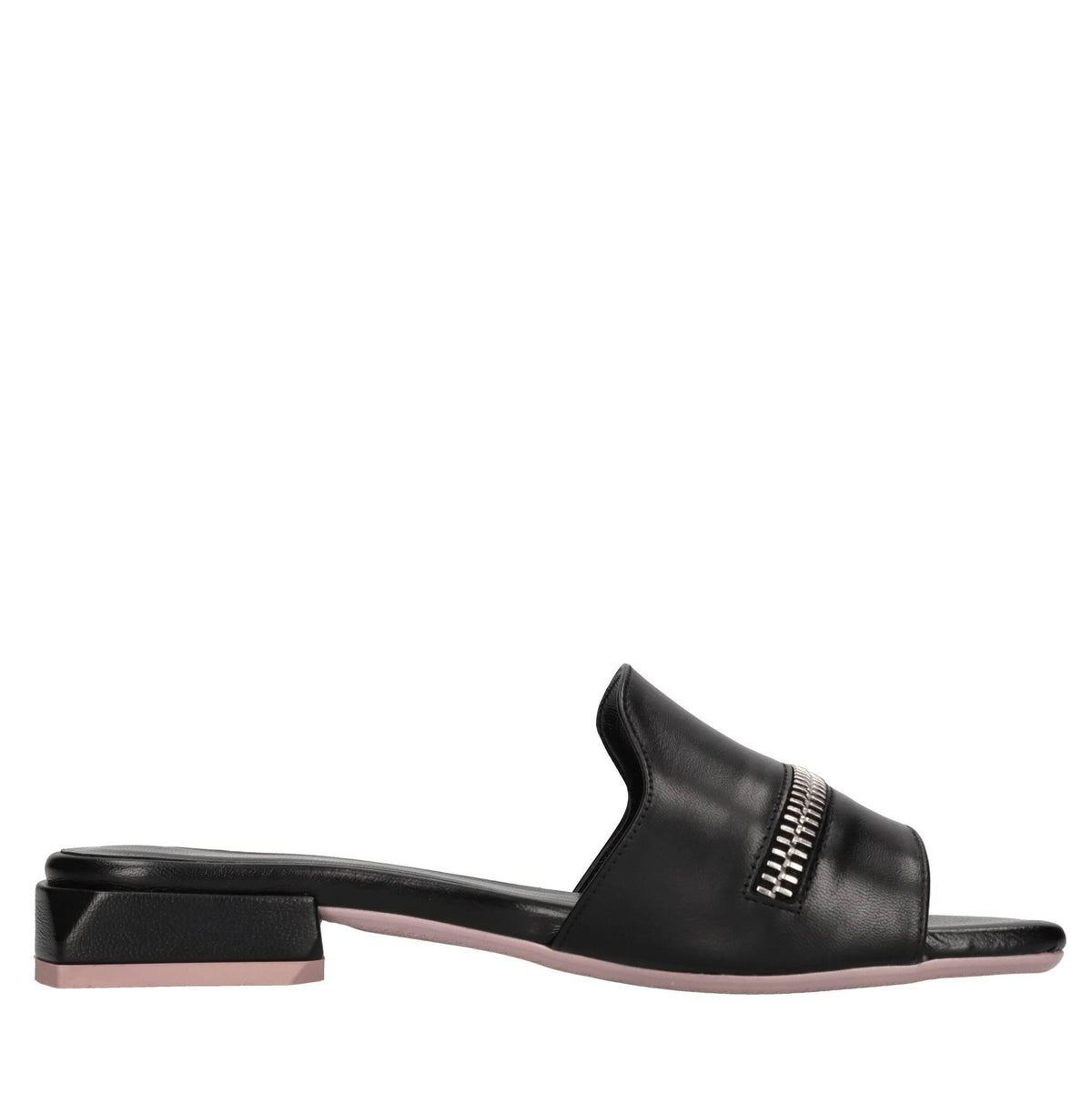 Mules in pelle 