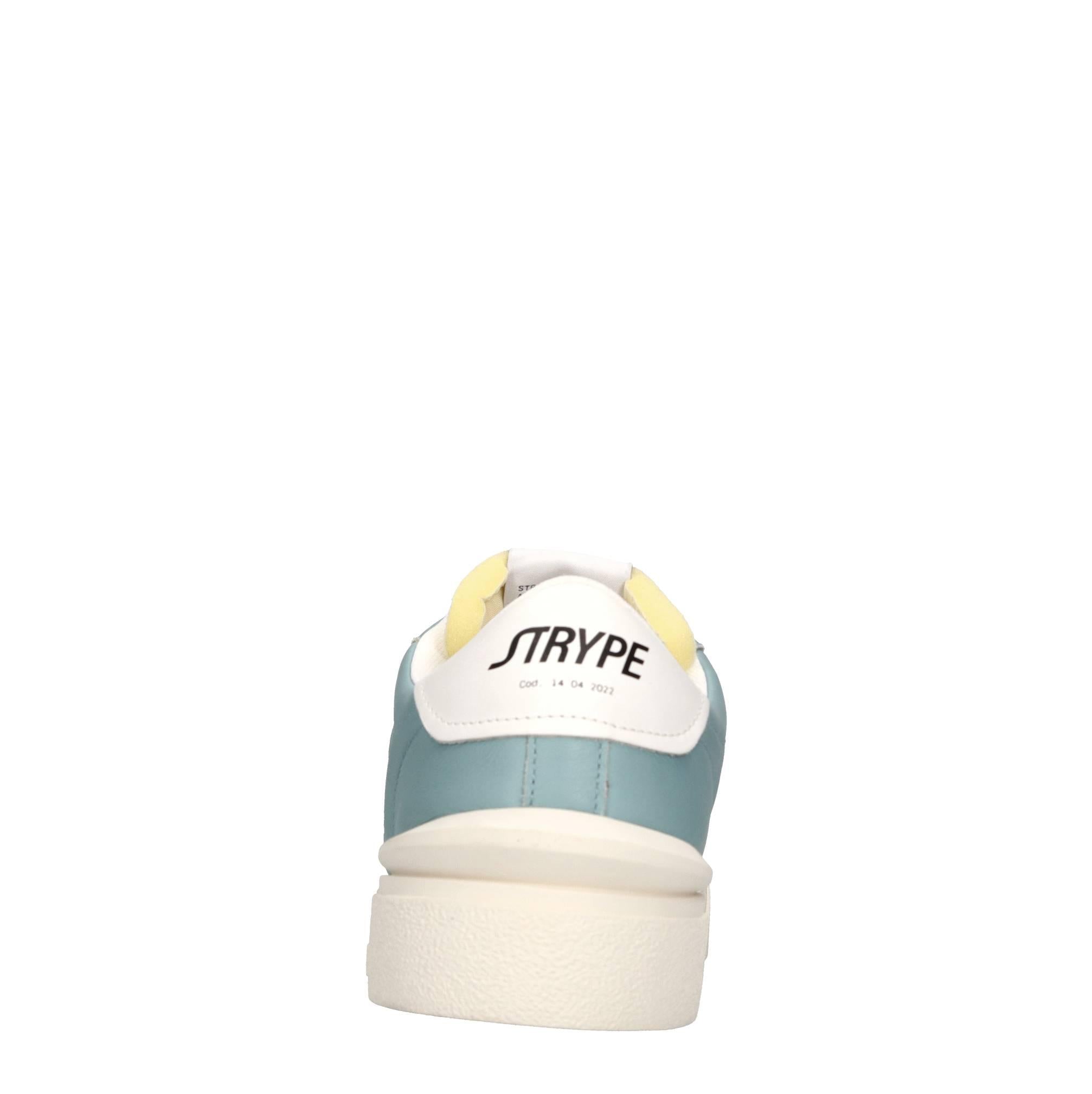 Sneakers in pelle e tessuto 