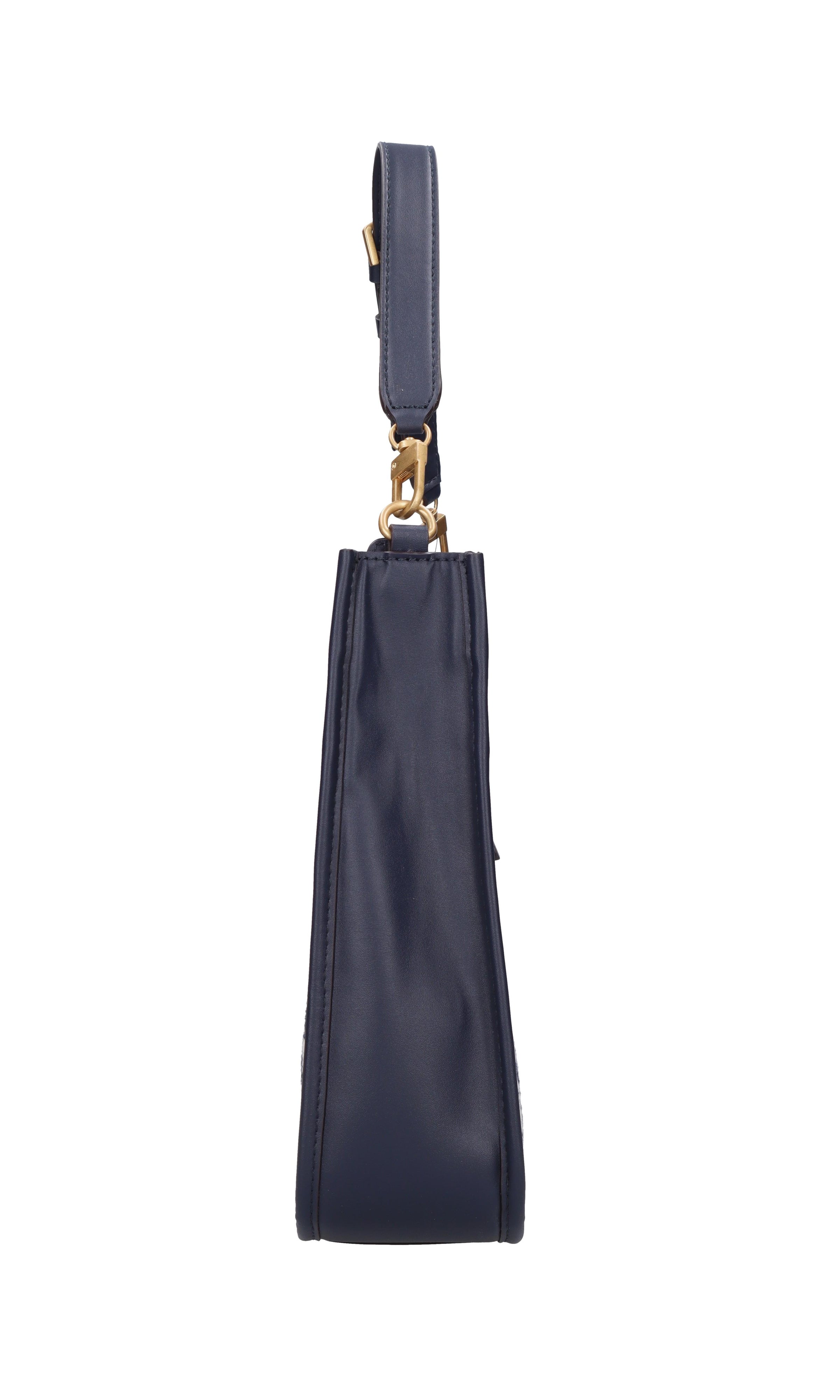 Borsa in tessuto ed ecopelle 