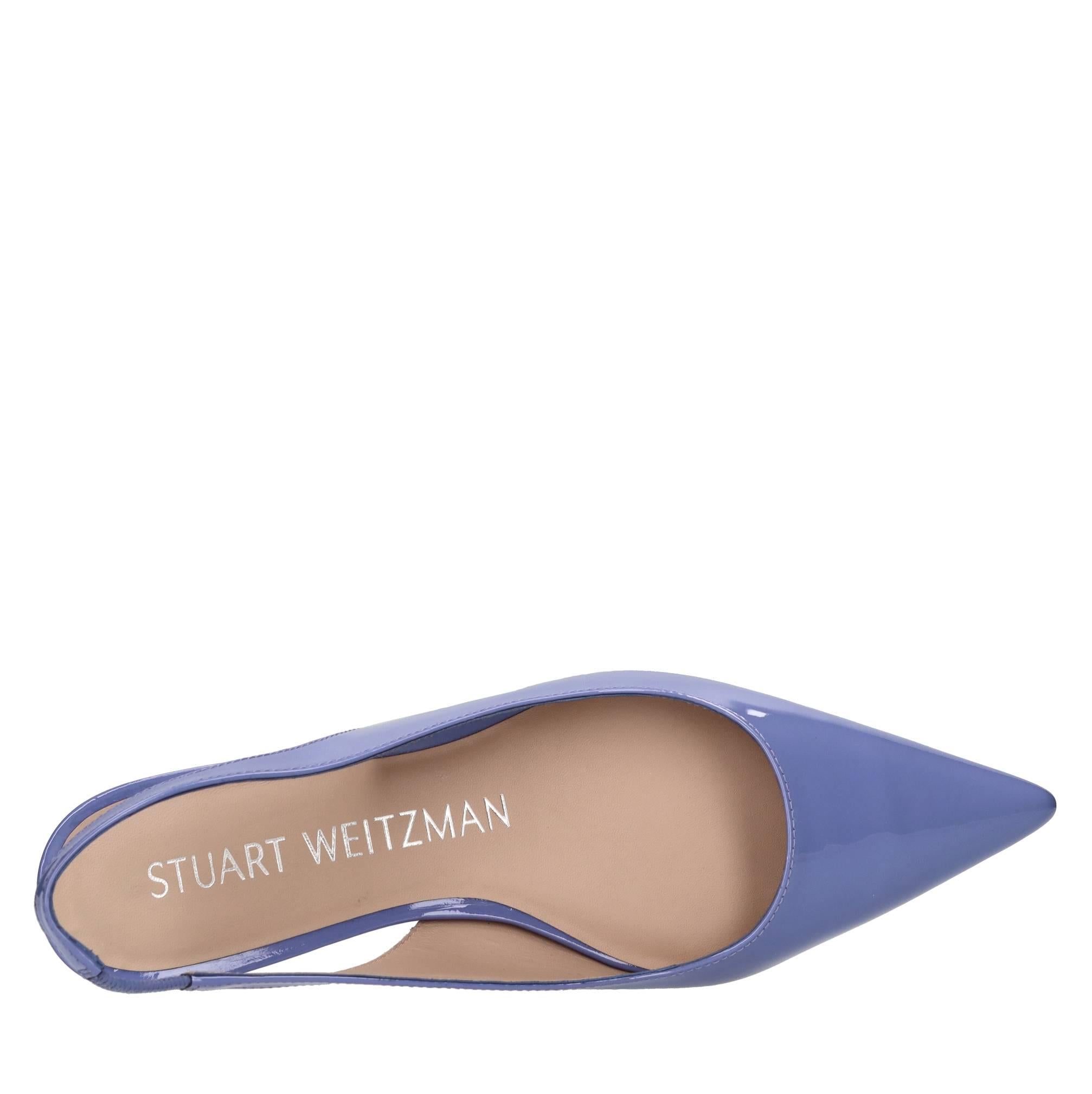 Décolleté slingback in vernice 