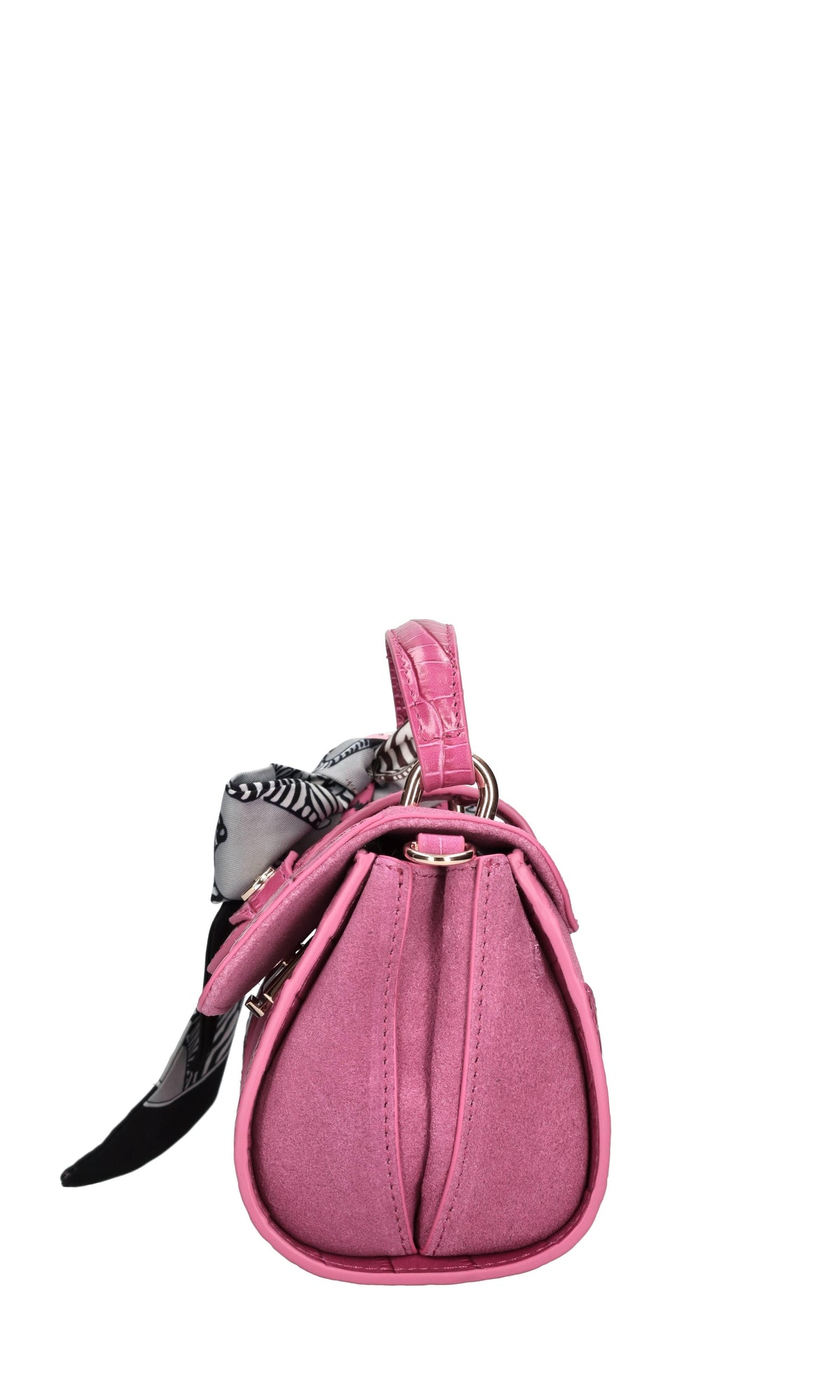 Borsa mini Tempest in camoscio e pelle 