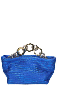 Borsa Jessye in raso e strass 