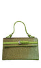 GEDEBE Mini satin and rhinestone bag
