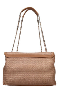 Borsa Malibu in rafia ed ecopelle 