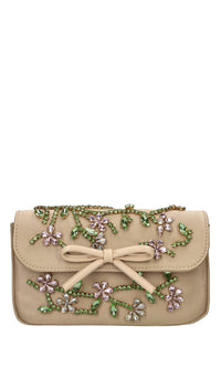 Borsa in raso e strass 