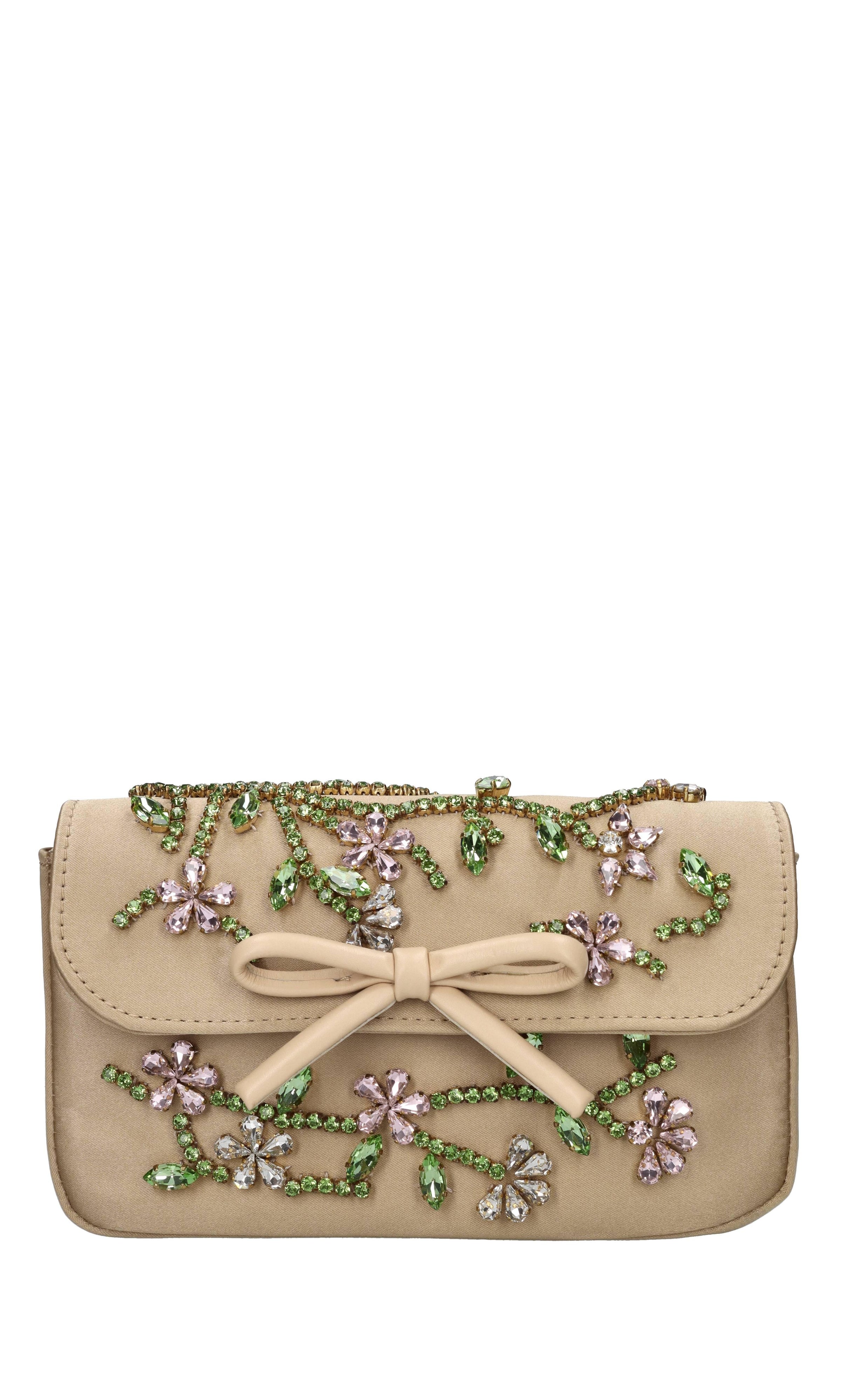 Borsa in raso e strass 