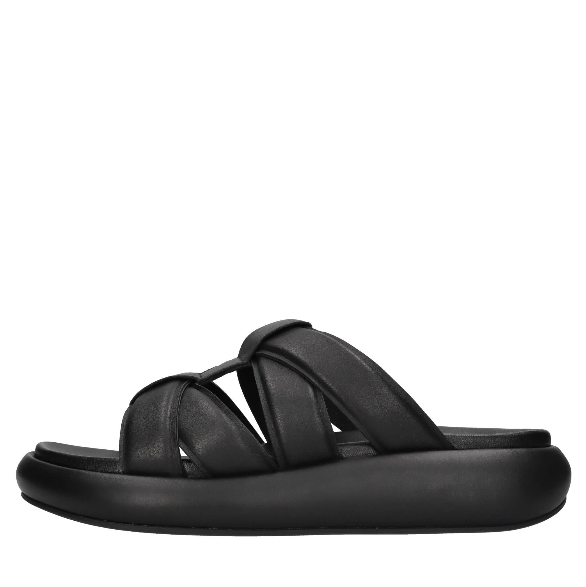 Mules in pelle 