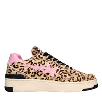 Sneakers in pelle ed ecocavallino 