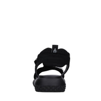 Sandali Suede in pelle, ecopelle e tessuto 