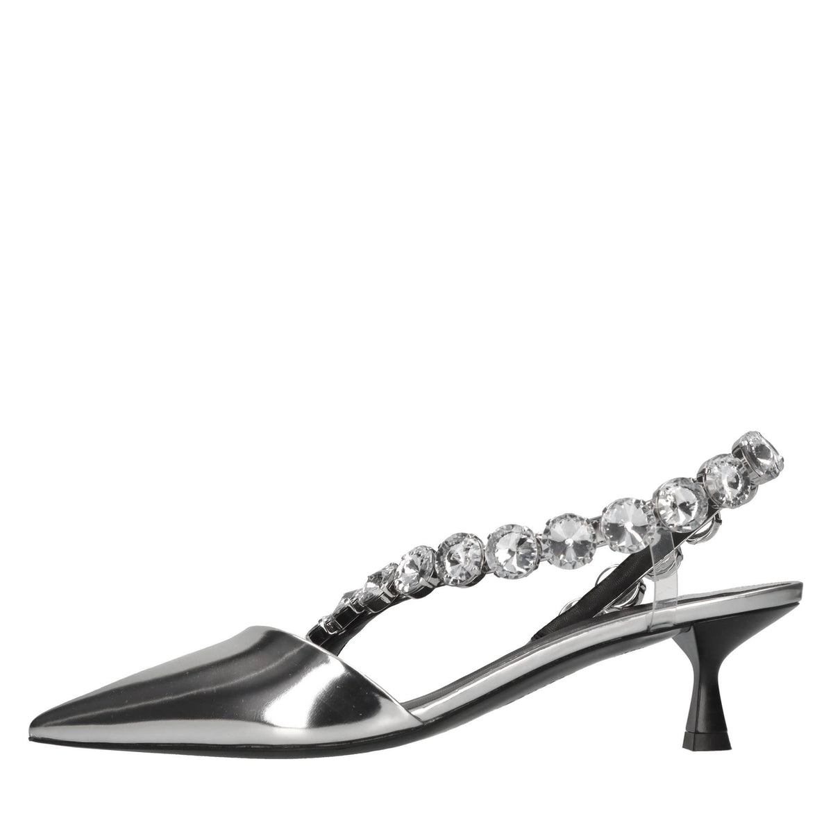 Décolleté slingback Stella Iconic in ecopelle e applicazioni 