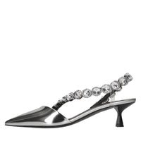 Décolleté slingback Stella Iconic in ecopelle e applicazioni 