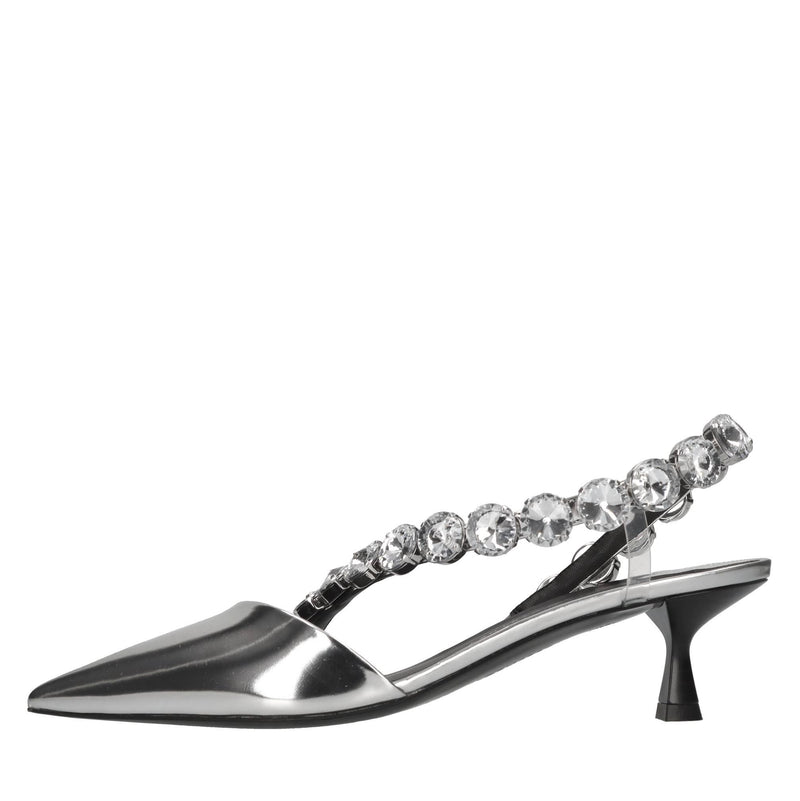 Décolleté slingback Stella Iconic in ecopelle e applicazioni 