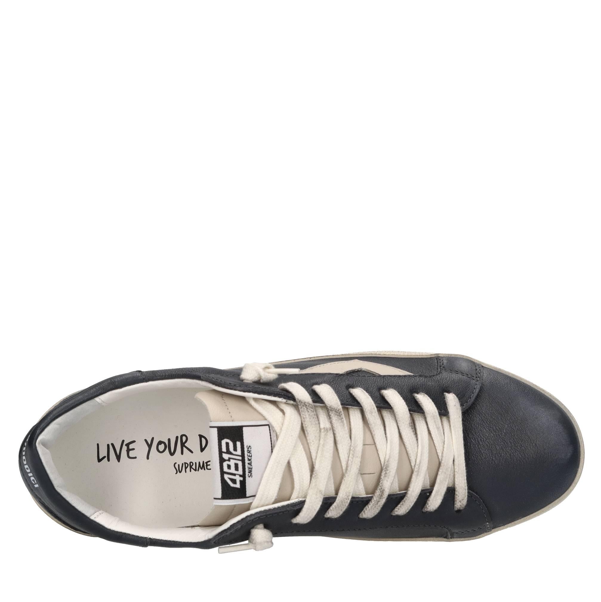 Sneakers in pelle 