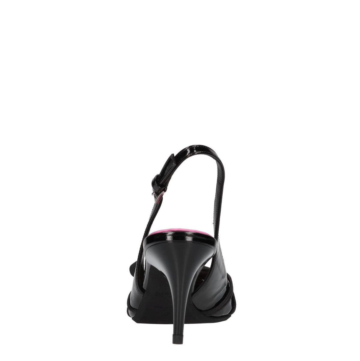Décolleté slingback in pelle 