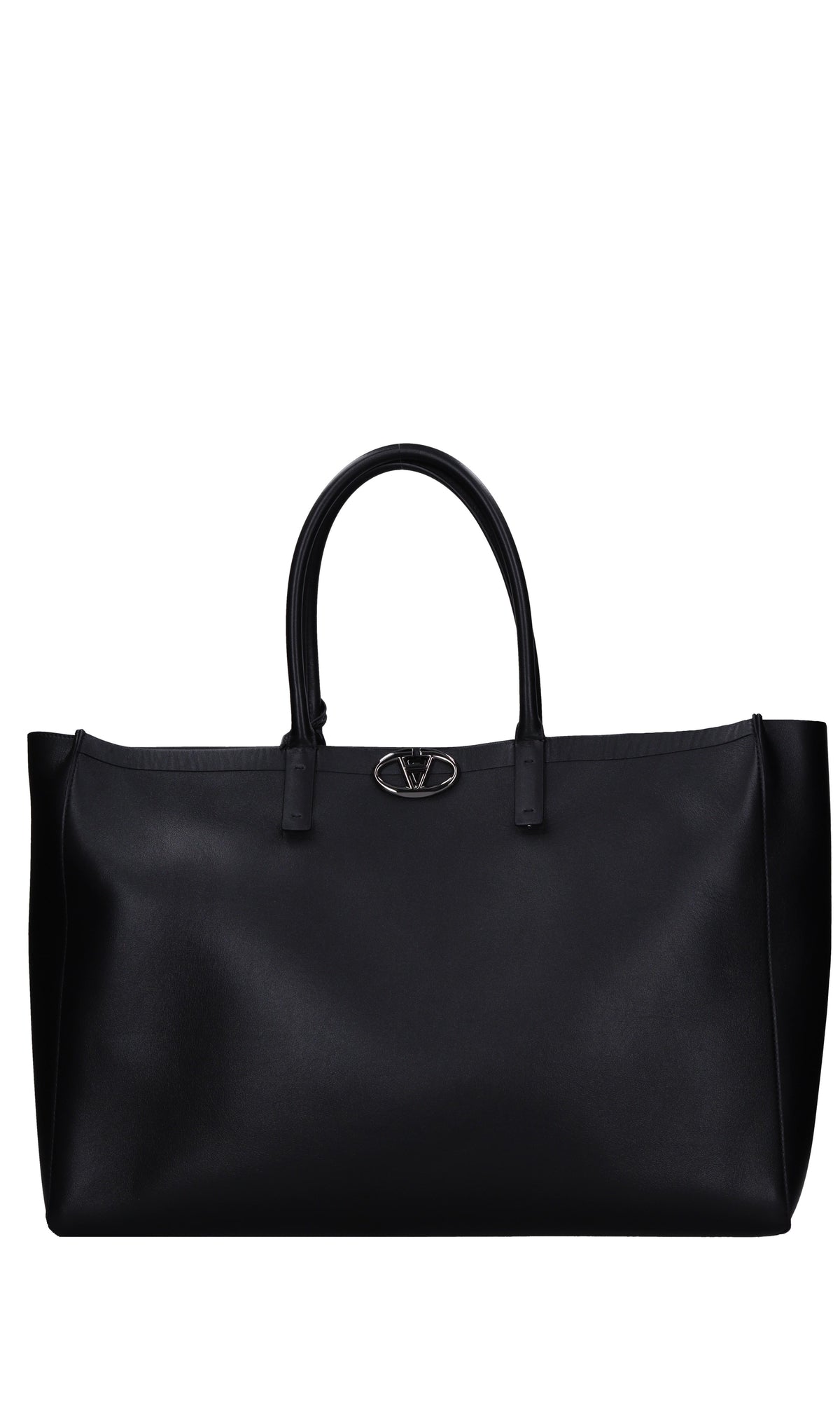Borsa VLogo Side in pelle 