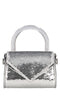 GEDEBE Borsa mini Cookie in tessuto e paillettes