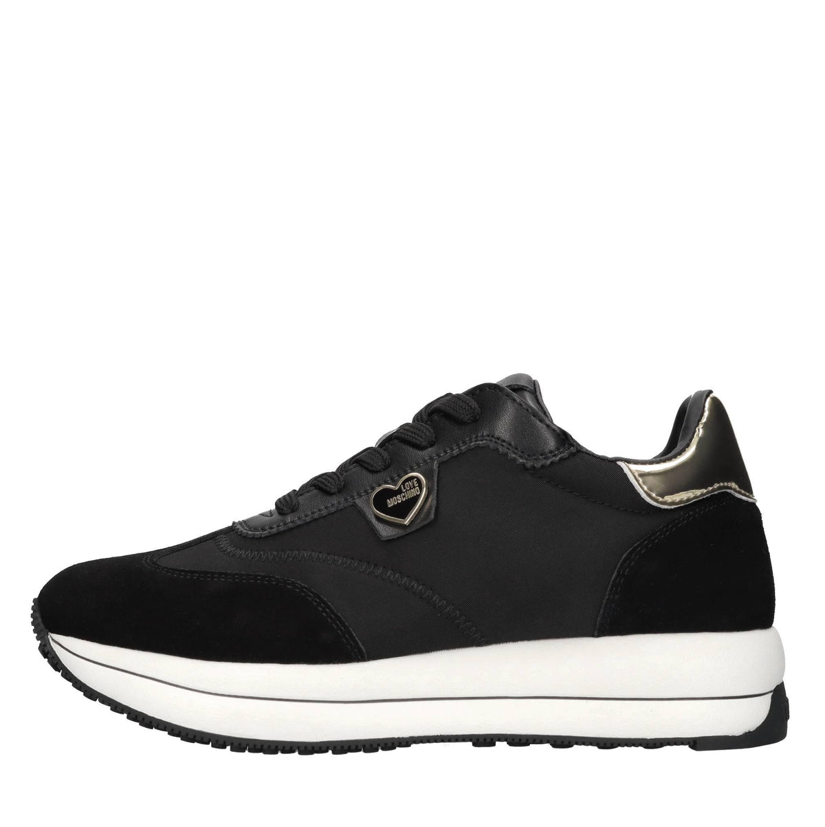 Sneakers in pelle tessuto ed ecopelle 