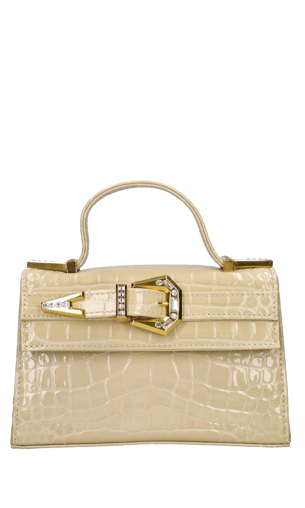 Borsa in pelle stampa cocco 