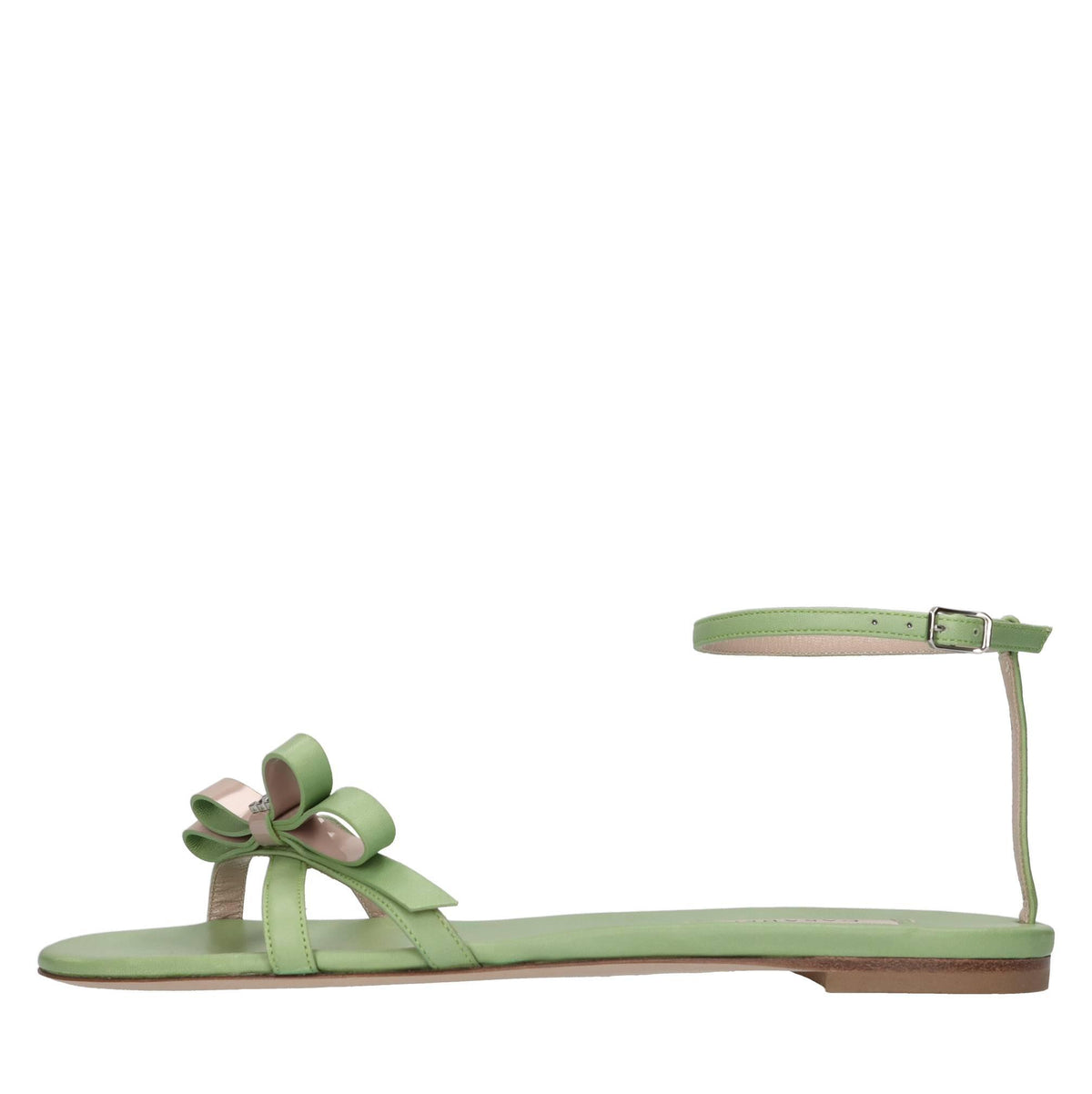 Sandali flat Minorca in pelle 