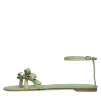 Sandali flat Minorca in pelle 