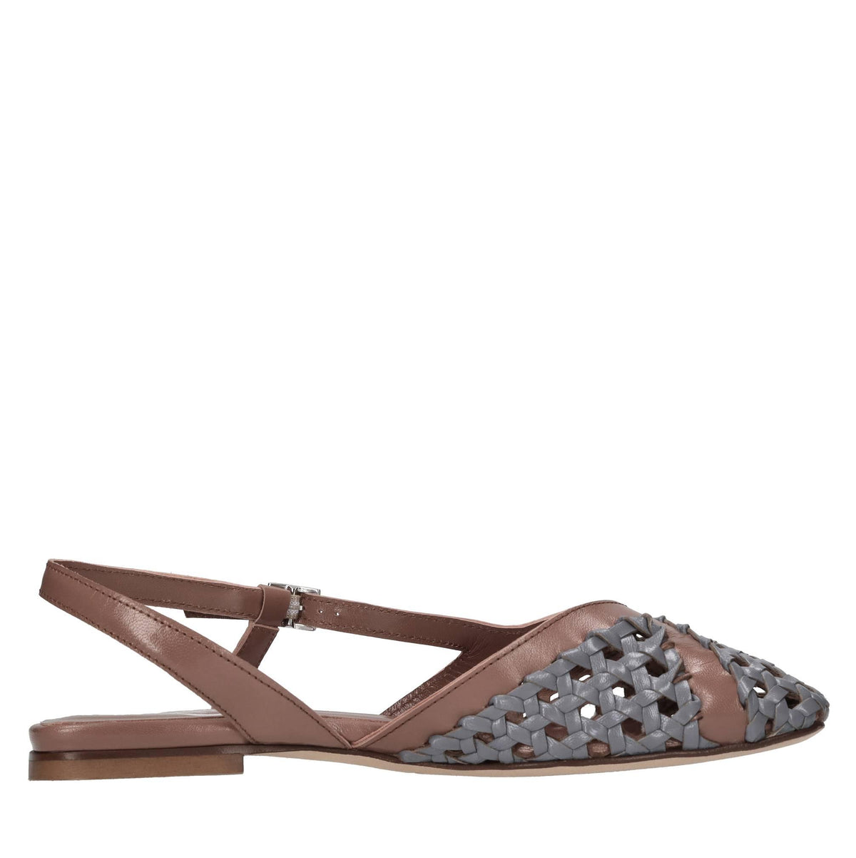 Ballerine slingback in pelle 