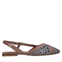 Ballerine slingback in pelle 