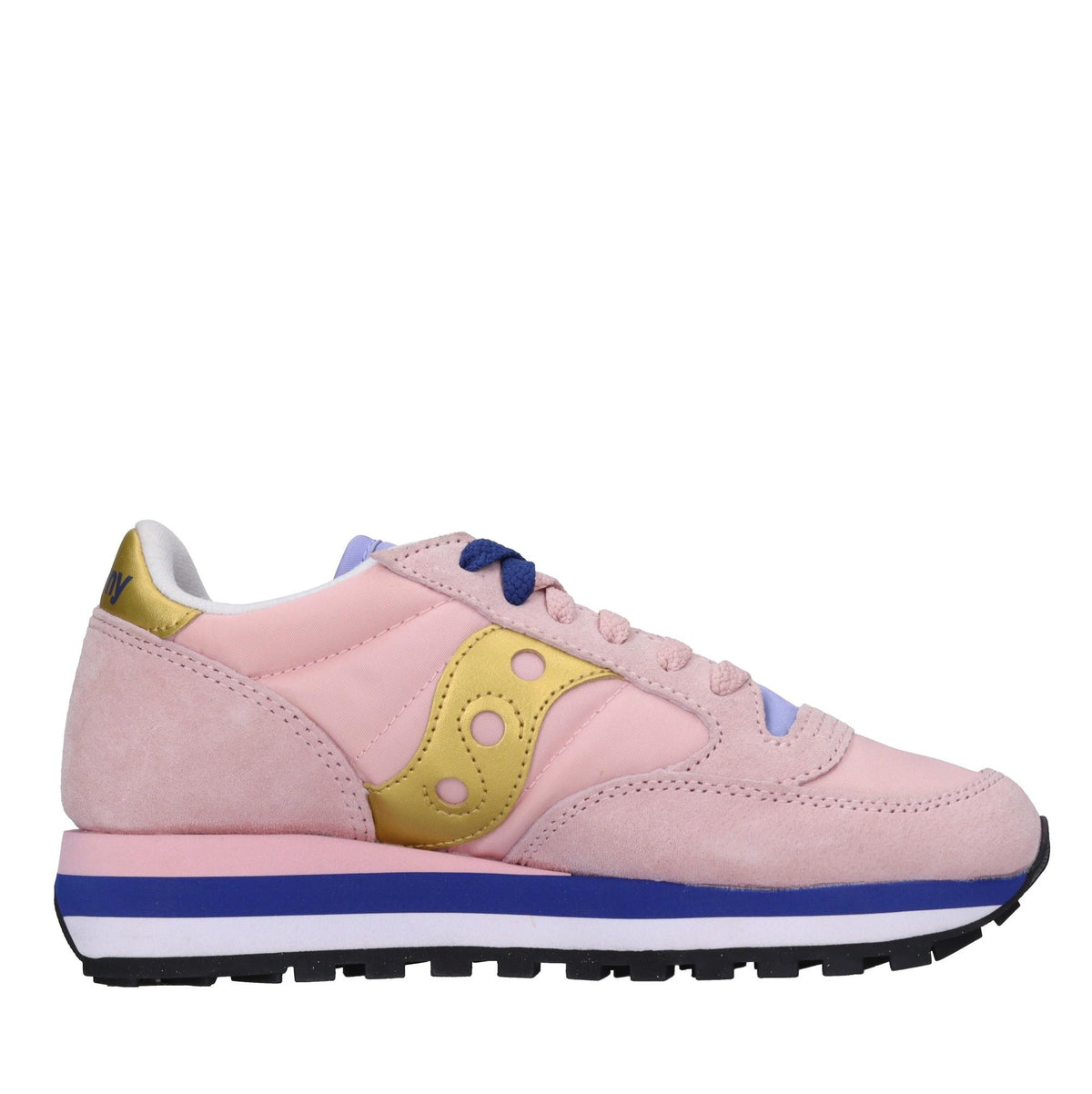Sneakers in camoscio e tessuto 
