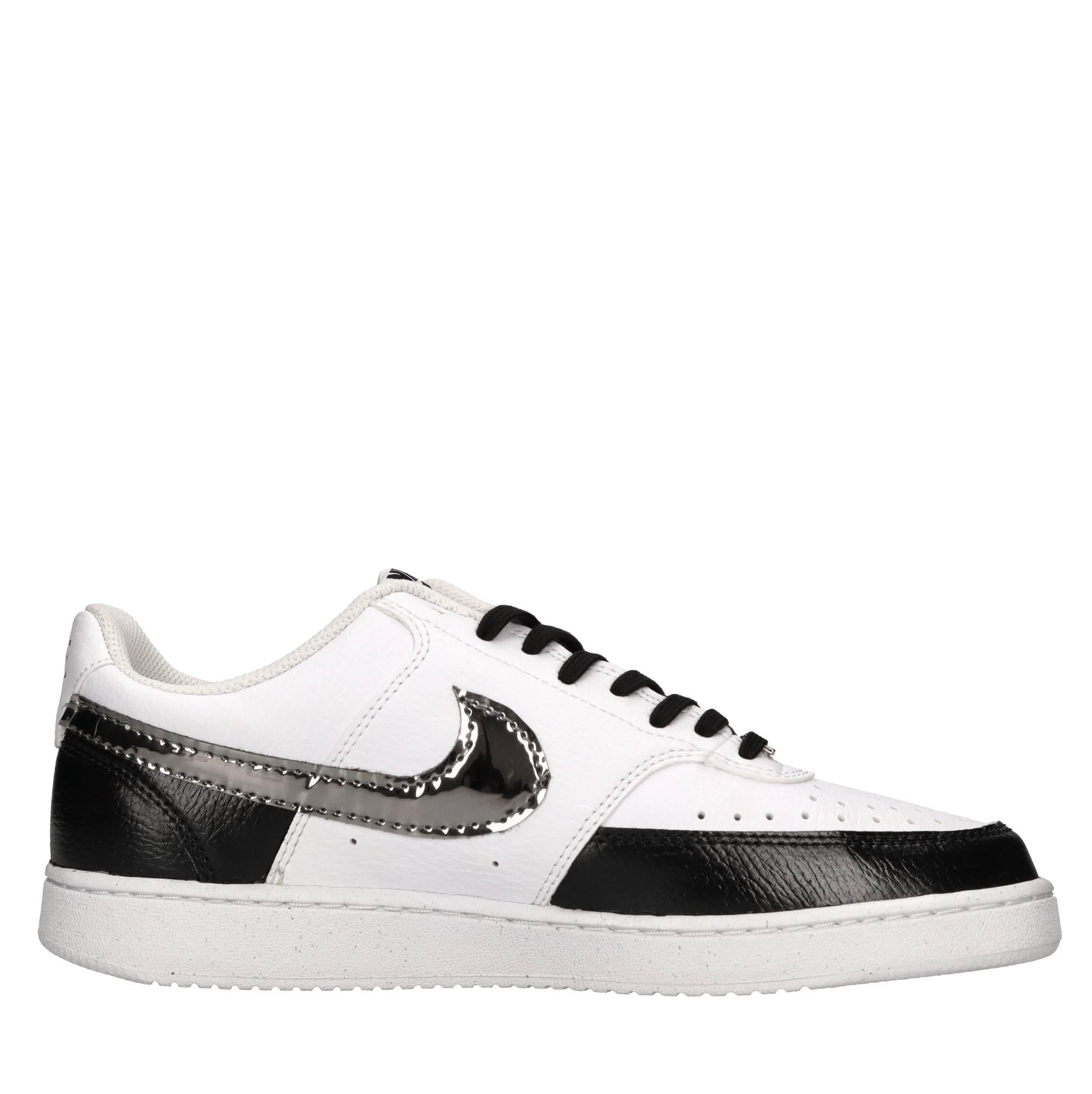 Sneakers in ecopelle e tessuto 