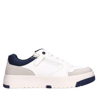 Sneakers in ecopelle e tessuto 