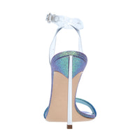 Sandali Blade Hollywood PVC in pelle e micro strass 