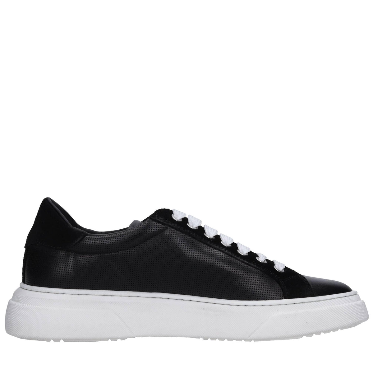Sneakers in pelle e camoscio 