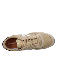 Sneakers in camoscio e tessuto 