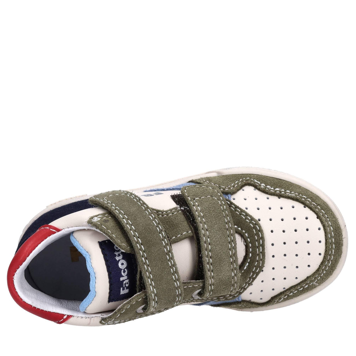 Sneakers in pelle e camoscio 