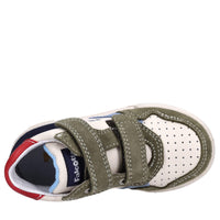 Sneakers in pelle e camoscio 