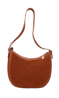 Borsa in ecopelle ed ecopelliccia 